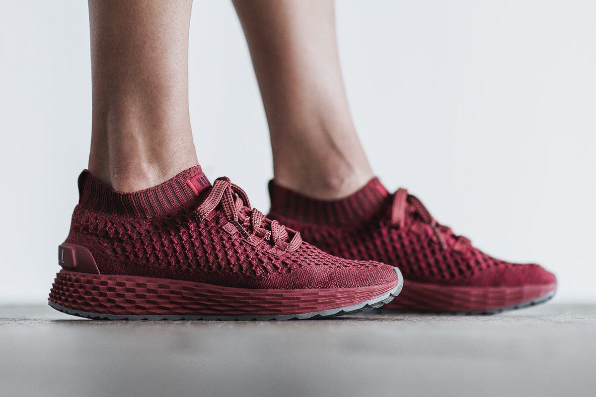 Nobull Knit Runner Löparskor Dam Röda | DJ3862754