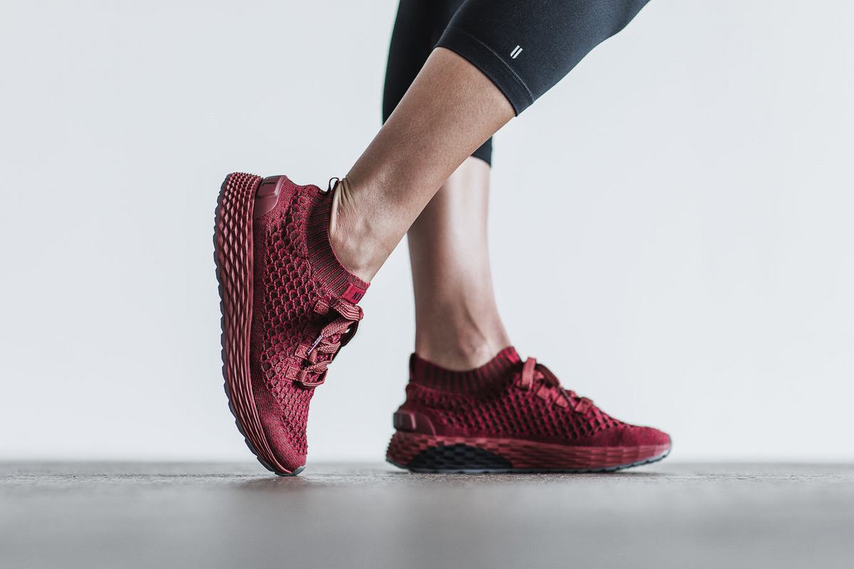 Nobull Knit Runner Löparskor Dam Röda | DJ3862754