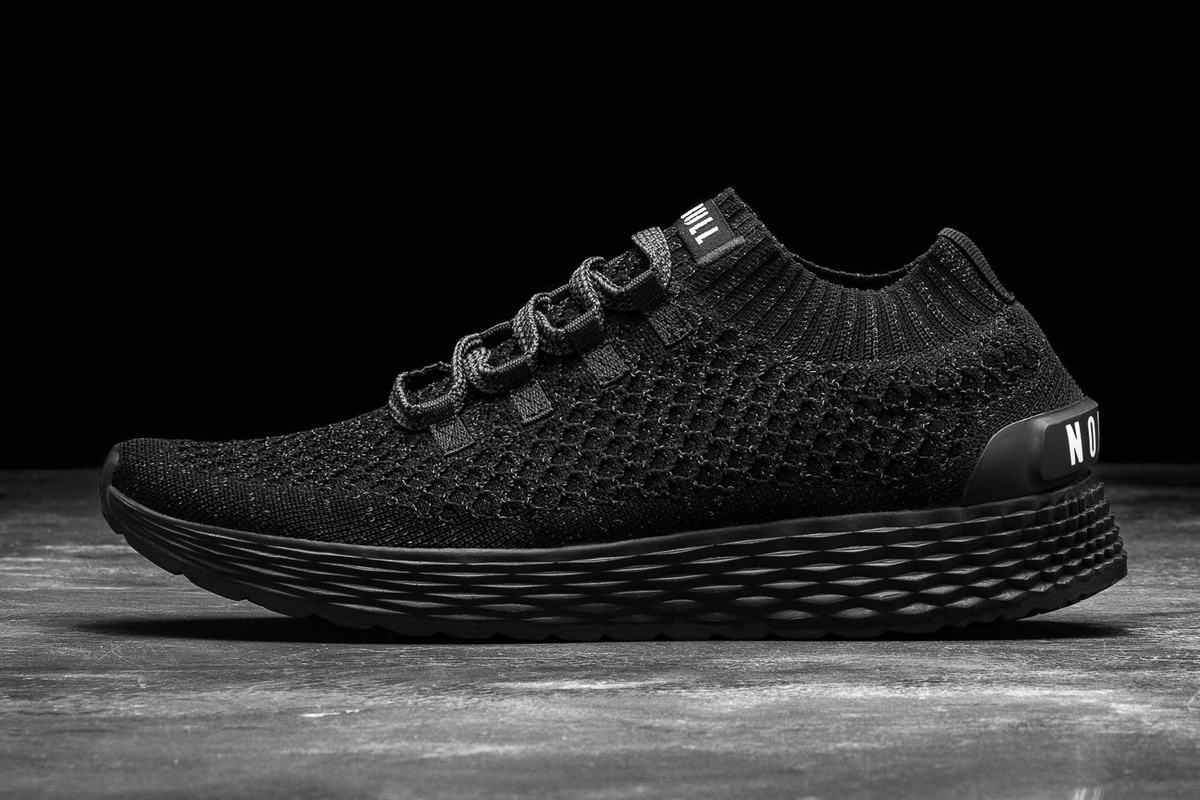 Nobull Knit Runner Löparskor Dam Svarta | HC2641890