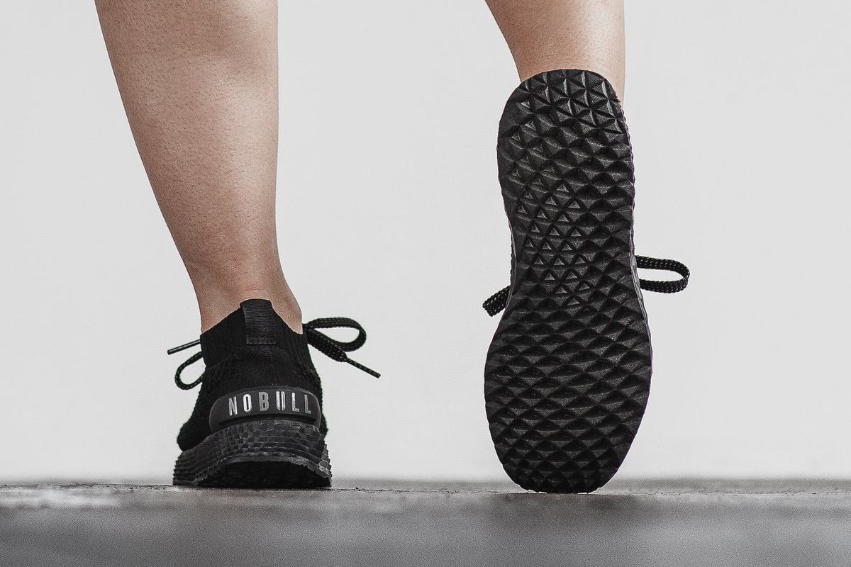 Nobull Knit Runner Löparskor Dam Svarta | TW7186953