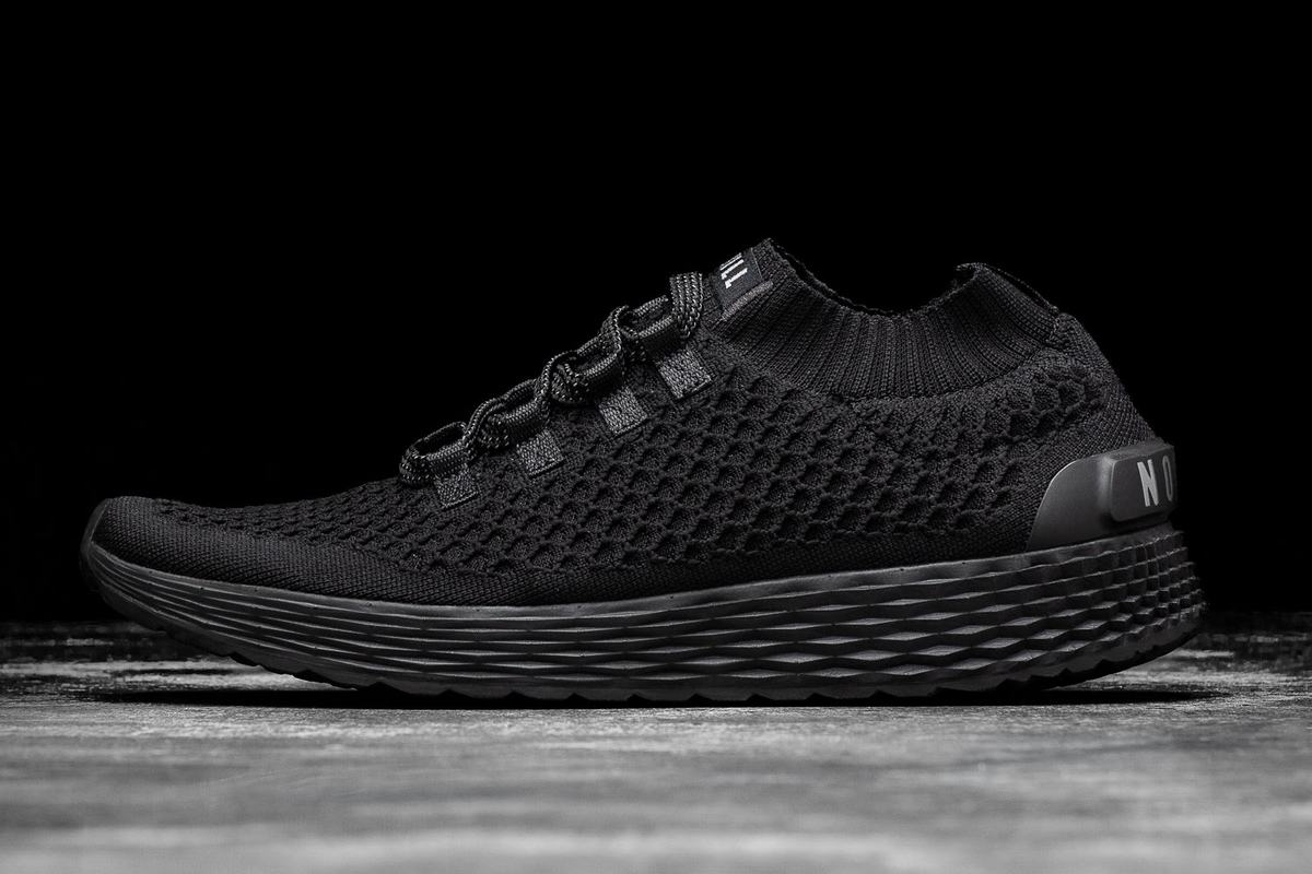 Nobull Knit Runner Löparskor Dam Svarta | TW7186953