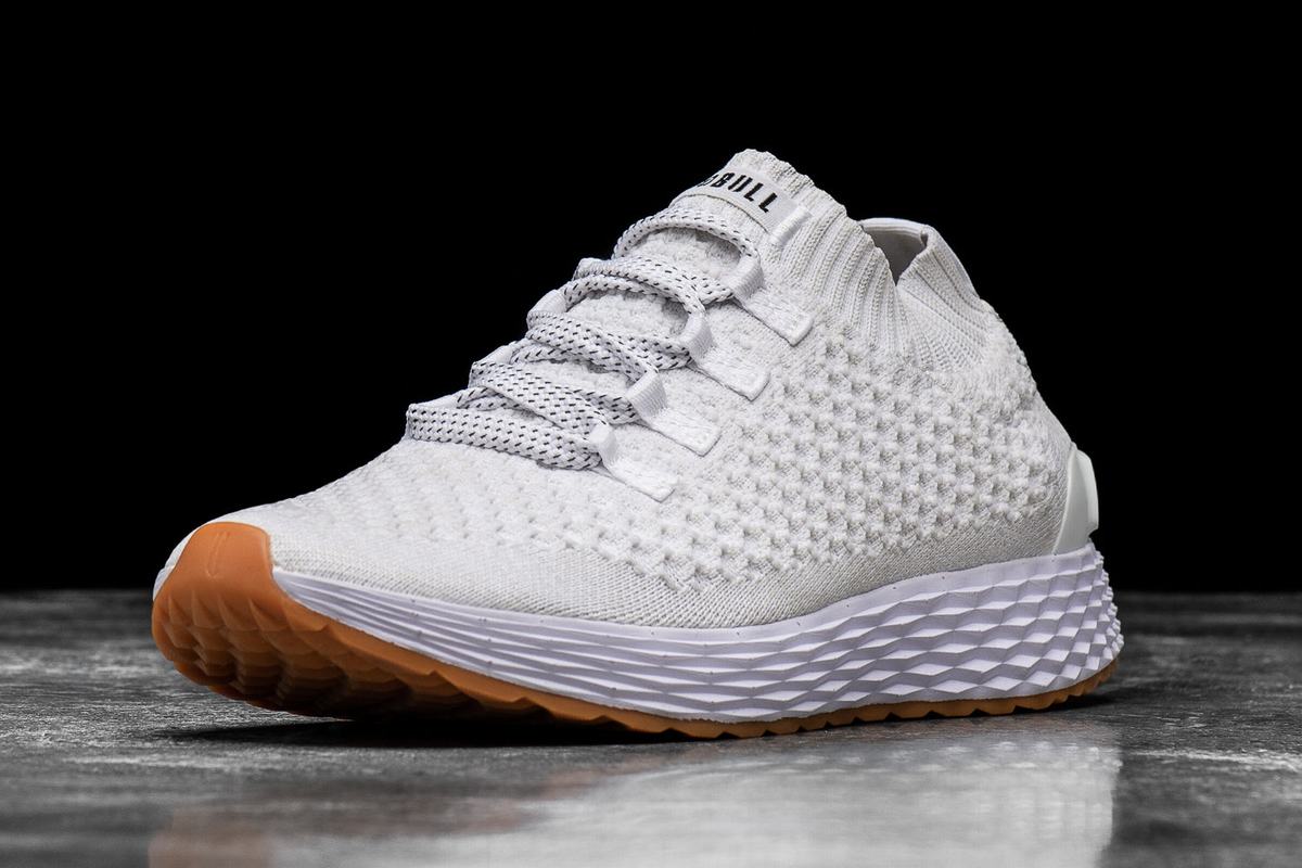 Nobull Knit Runner Löparskor Dam Vita | MW4871369