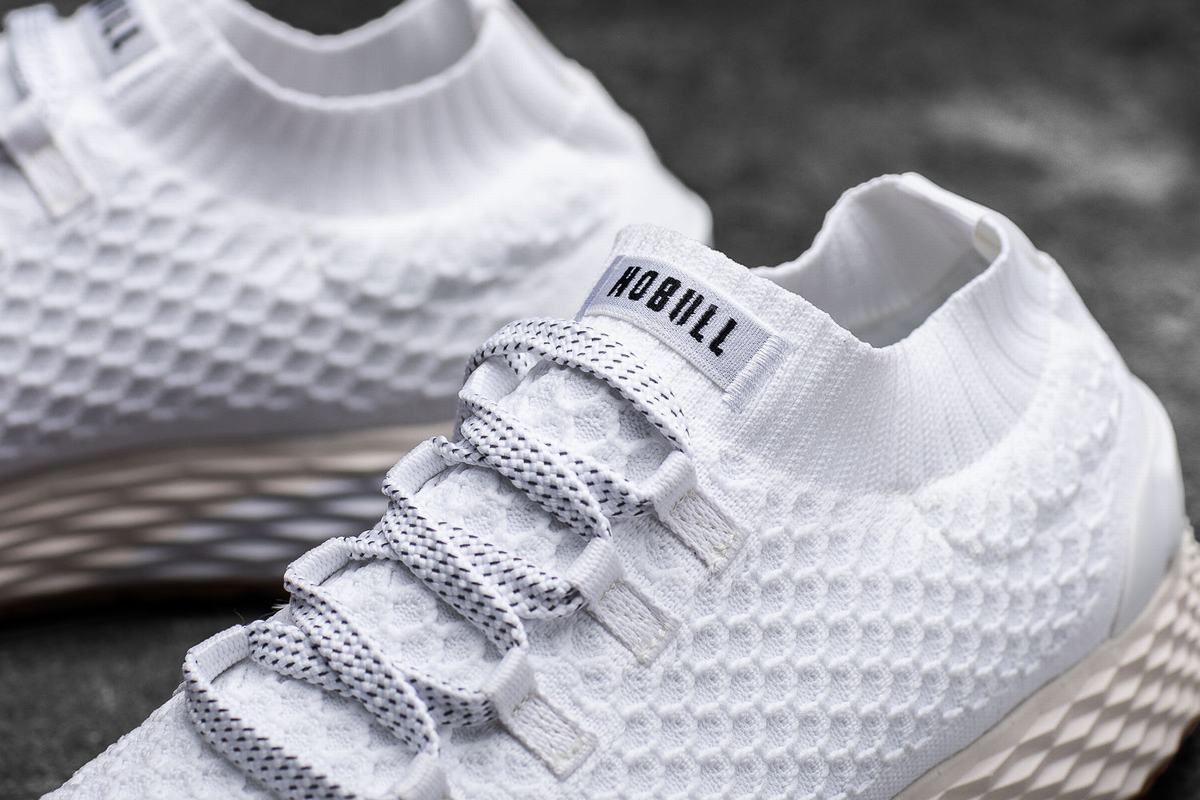 Nobull Knit Runner Löparskor Dam Vita | XJ8105369