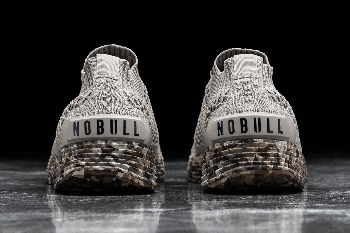 Nobull Knit Runner Löparskor Herr Beige | NH2530874