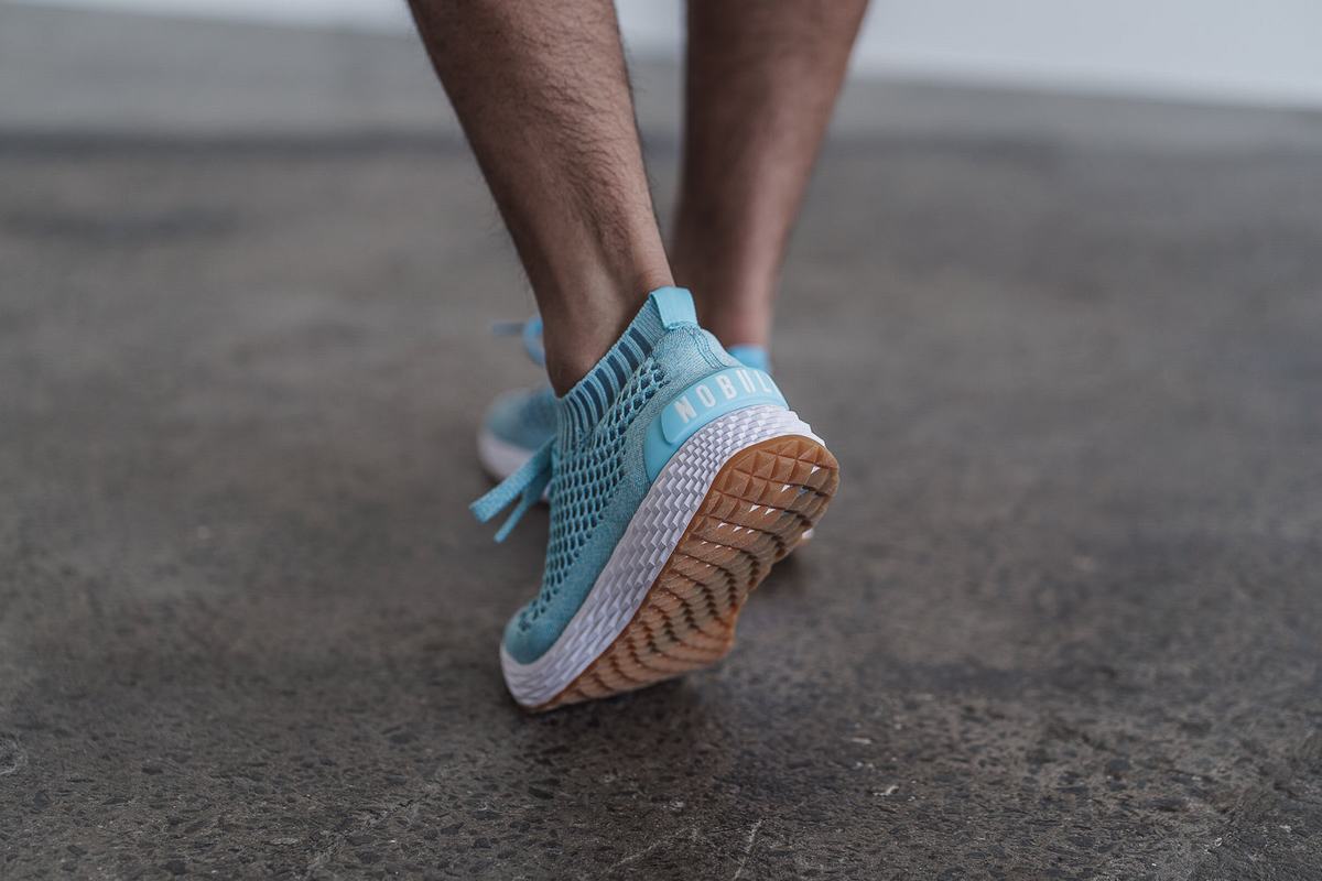 Nobull Knit Runner Löparskor Herr Blå | DY2715308