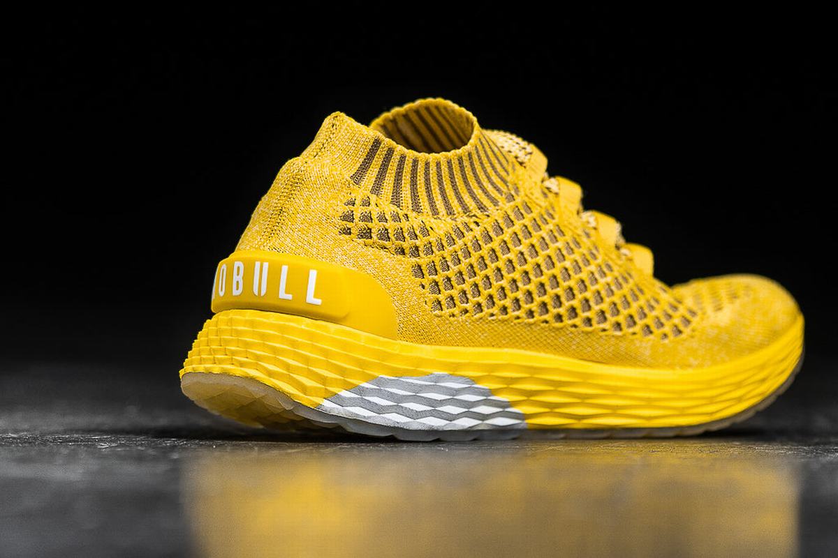 Nobull Knit Runner Löparskor Herr Citron | WM3126780