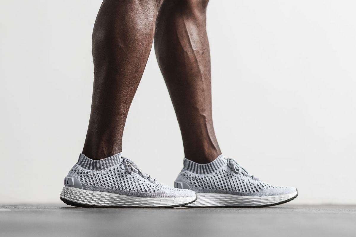 Nobull Knit Runner Löparskor Herr Grå | IZ8461230