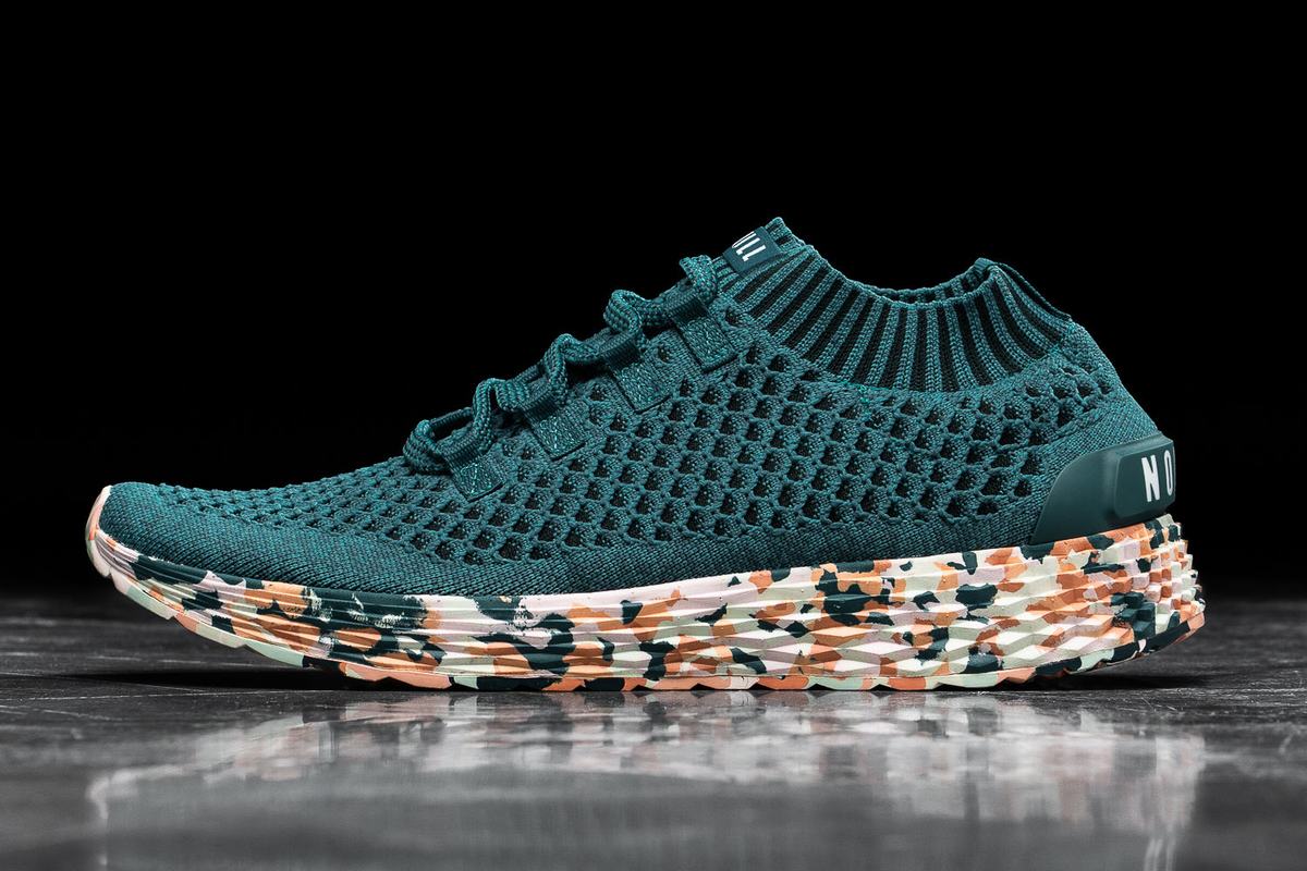 Nobull Knit Runner Löparskor Herr Gröna | XP6917483