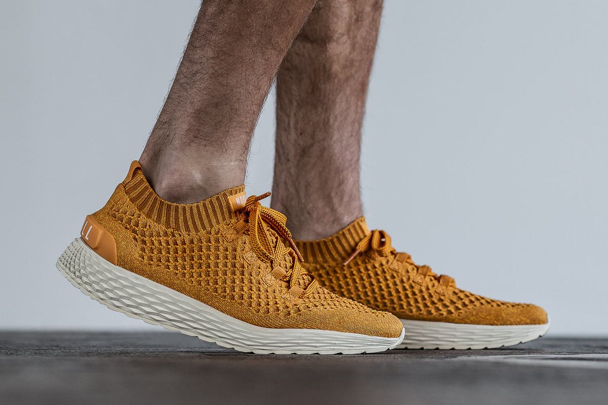 Nobull Knit Runner Löparskor Herr Guld | HA4037215