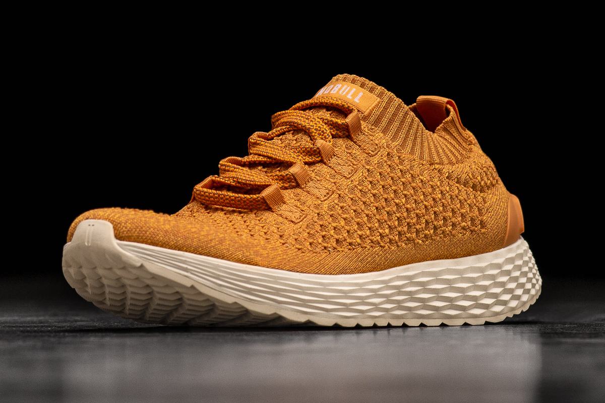 Nobull Knit Runner Löparskor Herr Guld | HA4037215