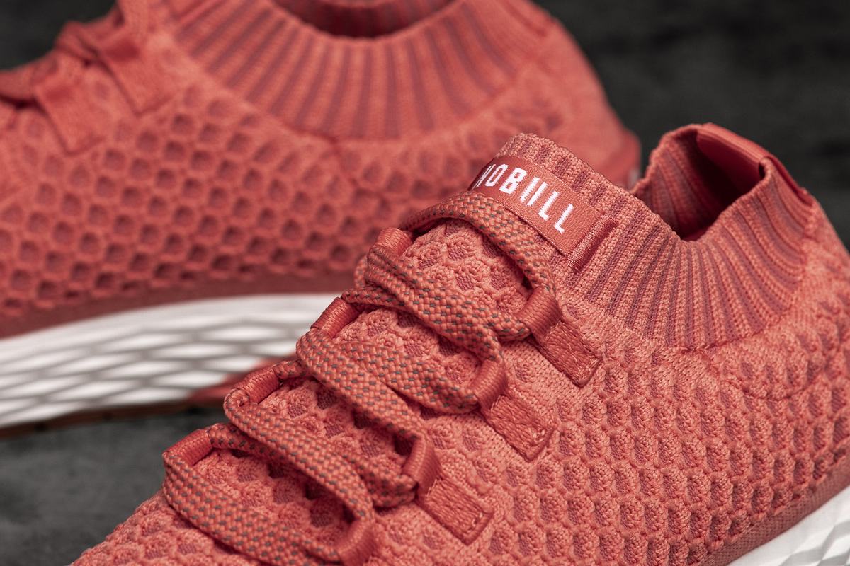 Nobull Knit Runner Löparskor Herr Korall | EC6147528