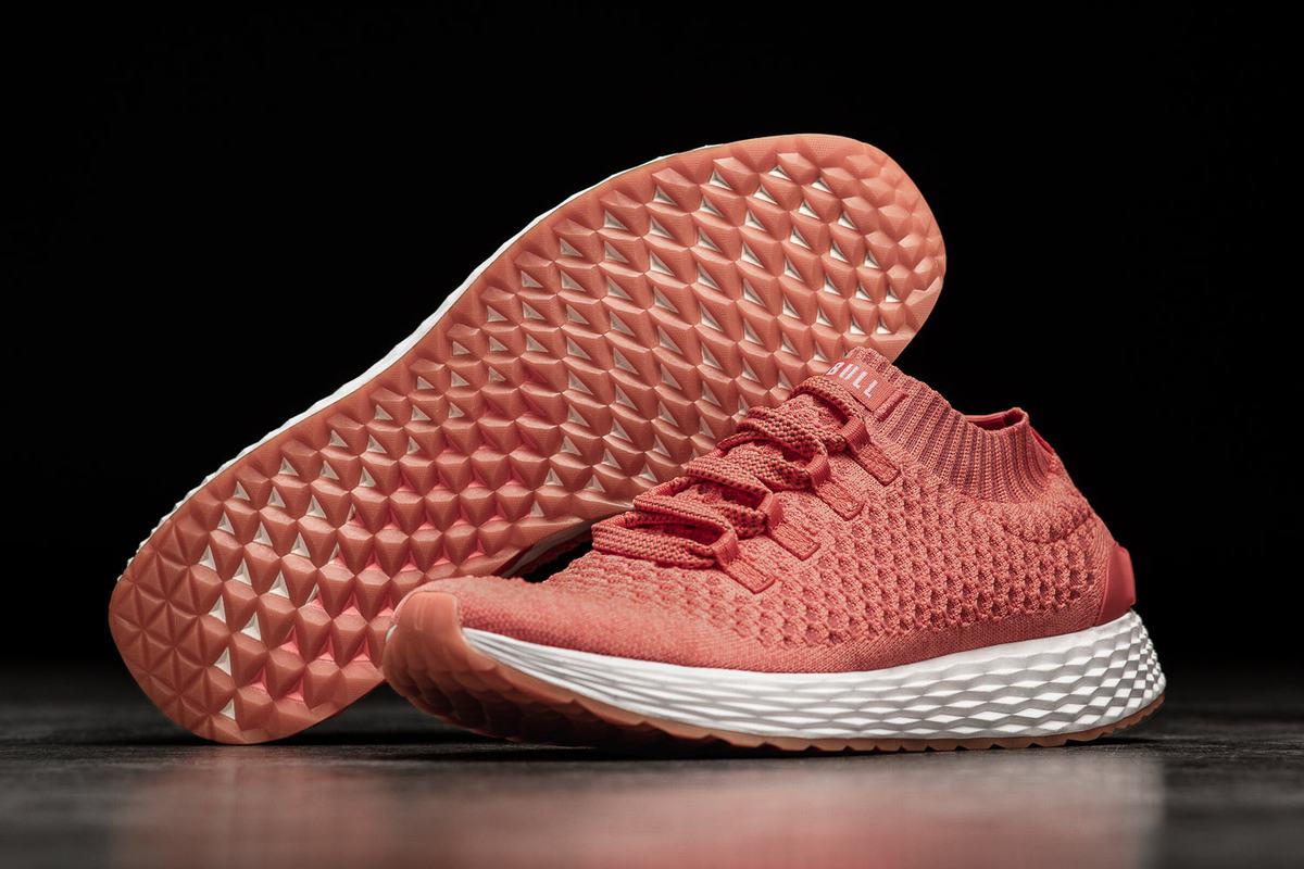 Nobull Knit Runner Löparskor Herr Korall | EC6147528