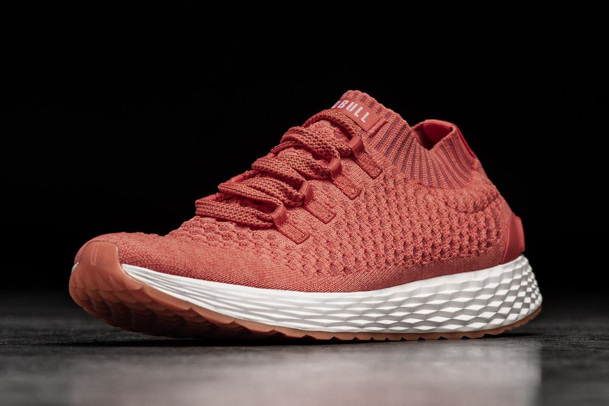 Nobull Knit Runner Löparskor Herr Korall | EC6147528