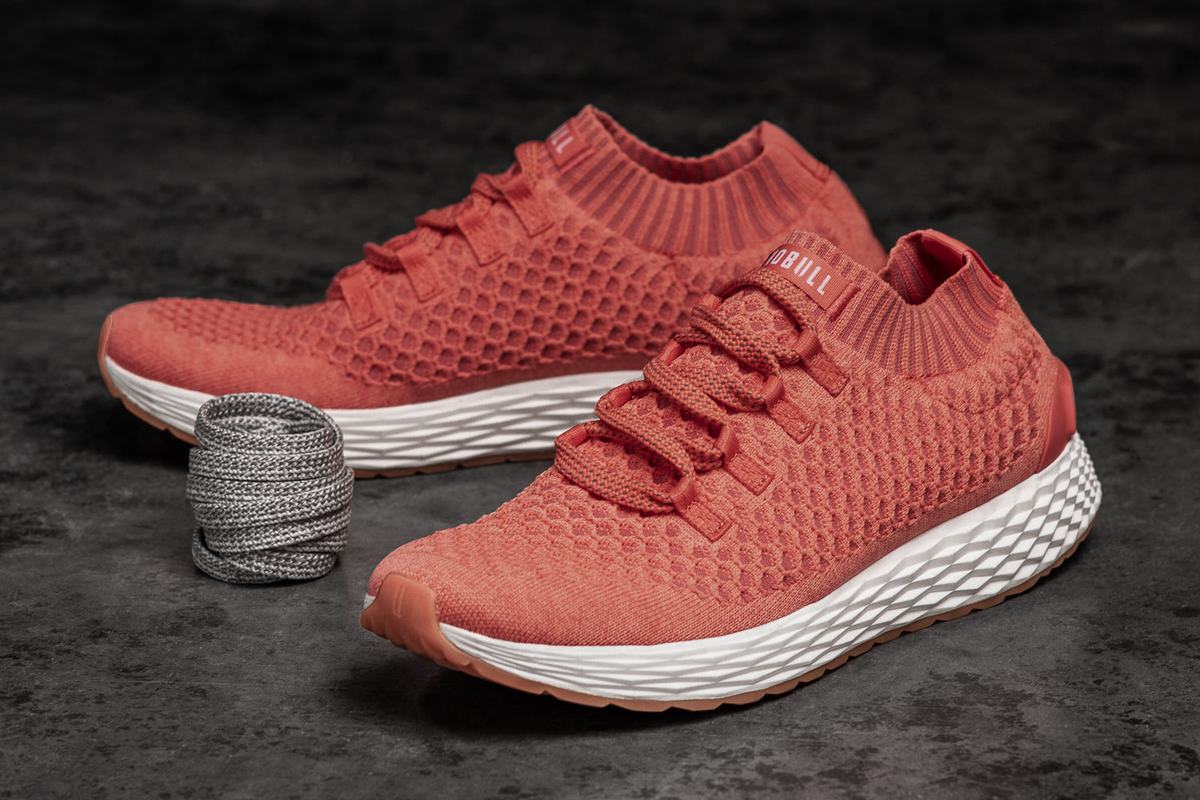 Nobull Knit Runner Löparskor Herr Korall | EC6147528