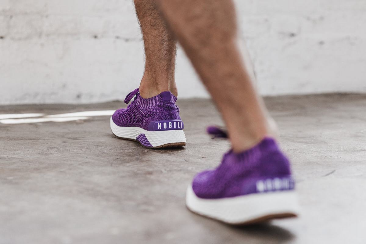 Nobull Knit Runner Löparskor Herr Kungsblått | XV6890254