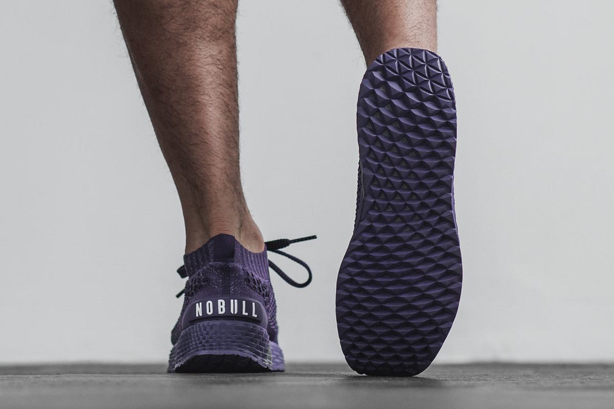 Nobull Knit Runner Löparskor Herr Lila | CQ9813256