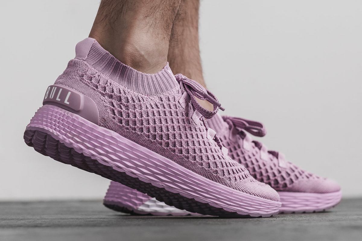 Nobull Knit Runner Löparskor Herr Lila | ZB6197045