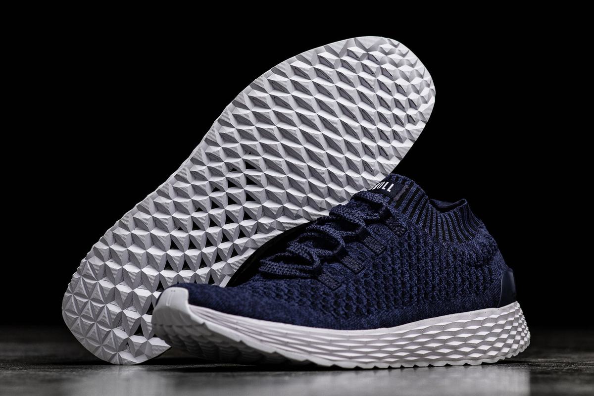 Nobull Knit Runner Löparskor Herr Marinblå | TK0592364