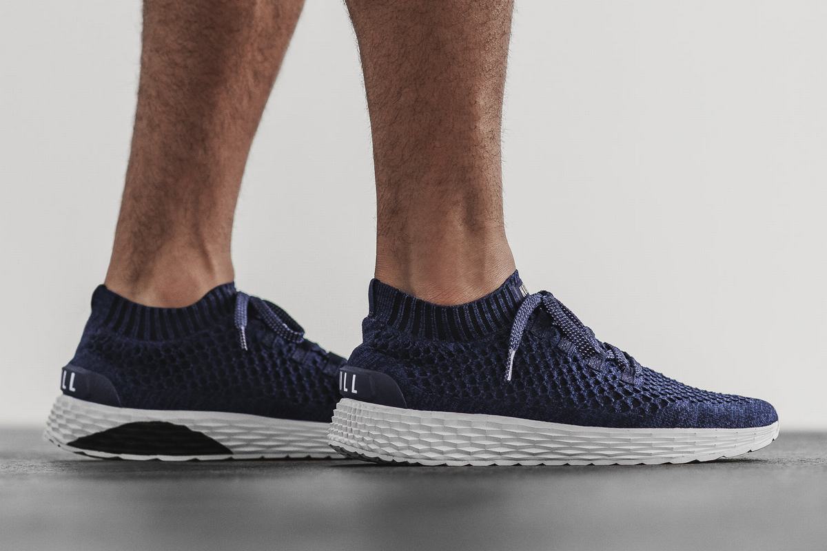 Nobull Knit Runner Löparskor Herr Marinblå | TK0592364