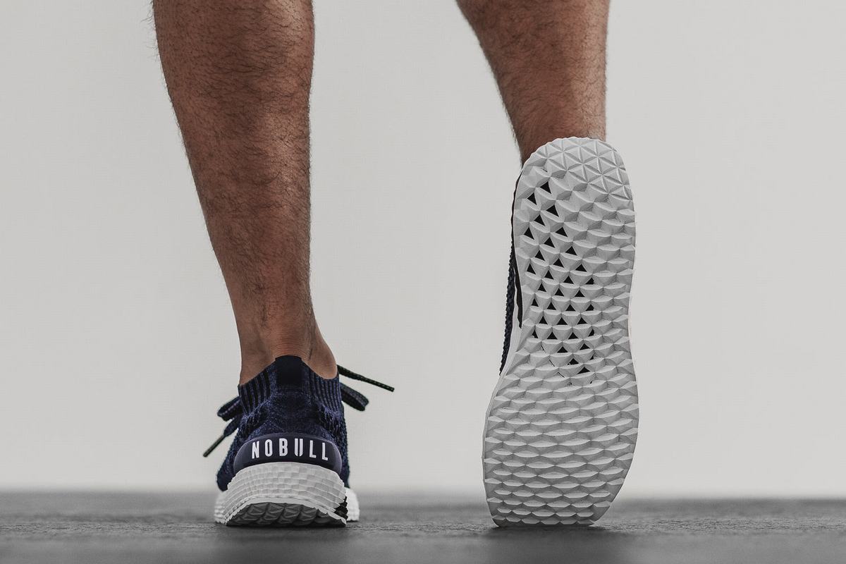 Nobull Knit Runner Löparskor Herr Marinblå | TK0592364