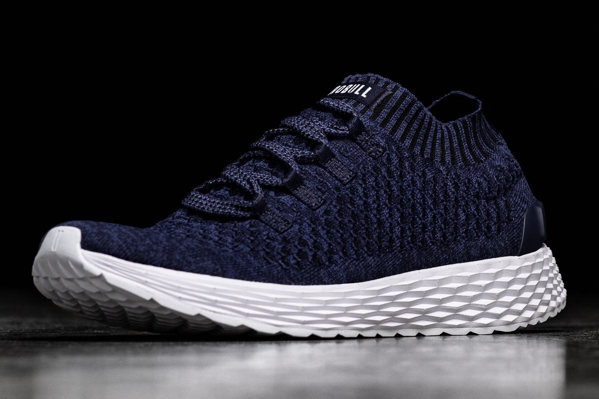 Nobull Knit Runner Löparskor Herr Marinblå | TK0592364