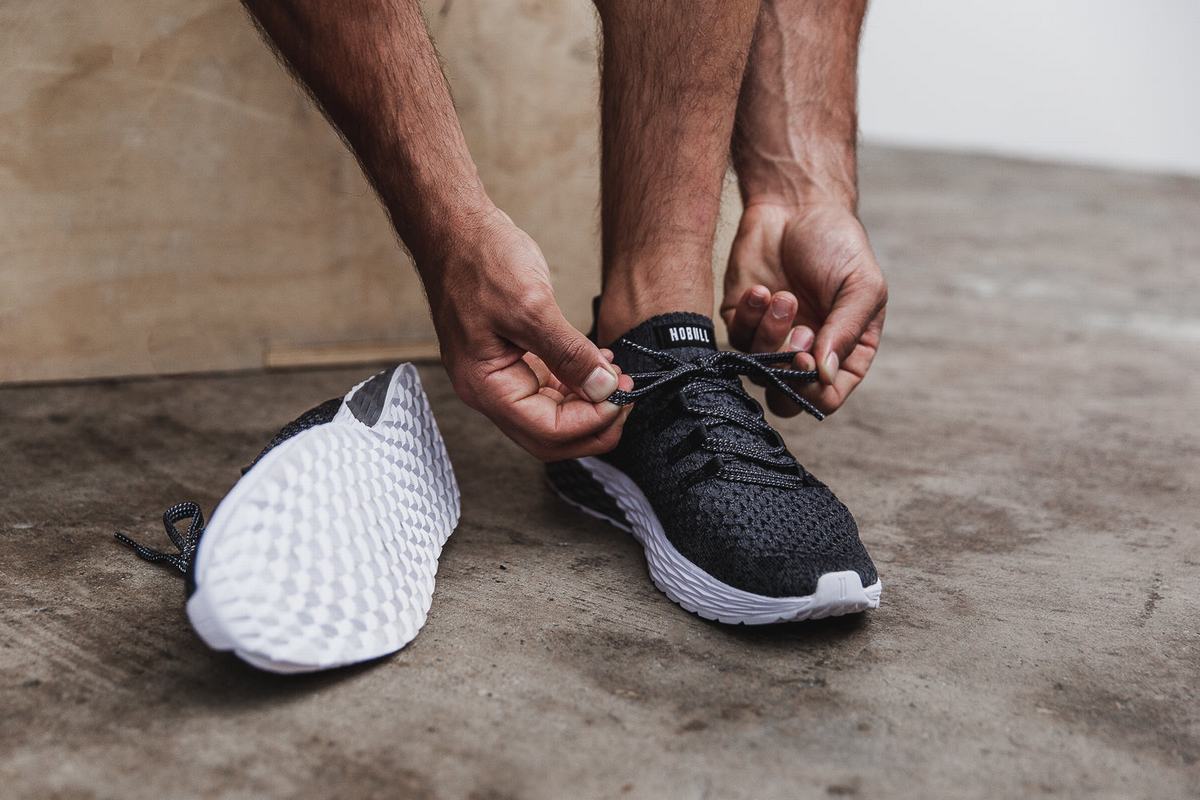 Nobull Knit Runner Löparskor Herr Mörkgrå | AZ5207346