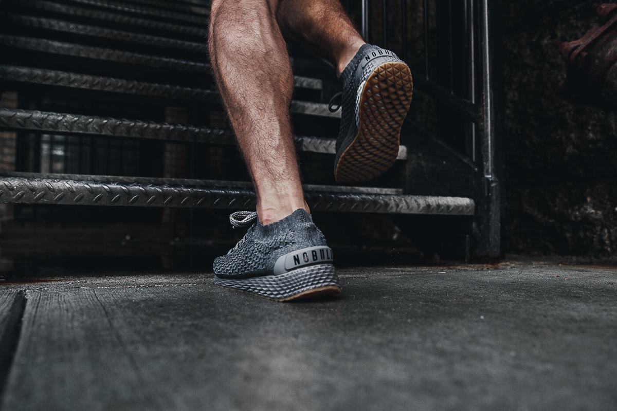 Nobull Knit Runner Löparskor Herr Mörkgrå | HJ0283491