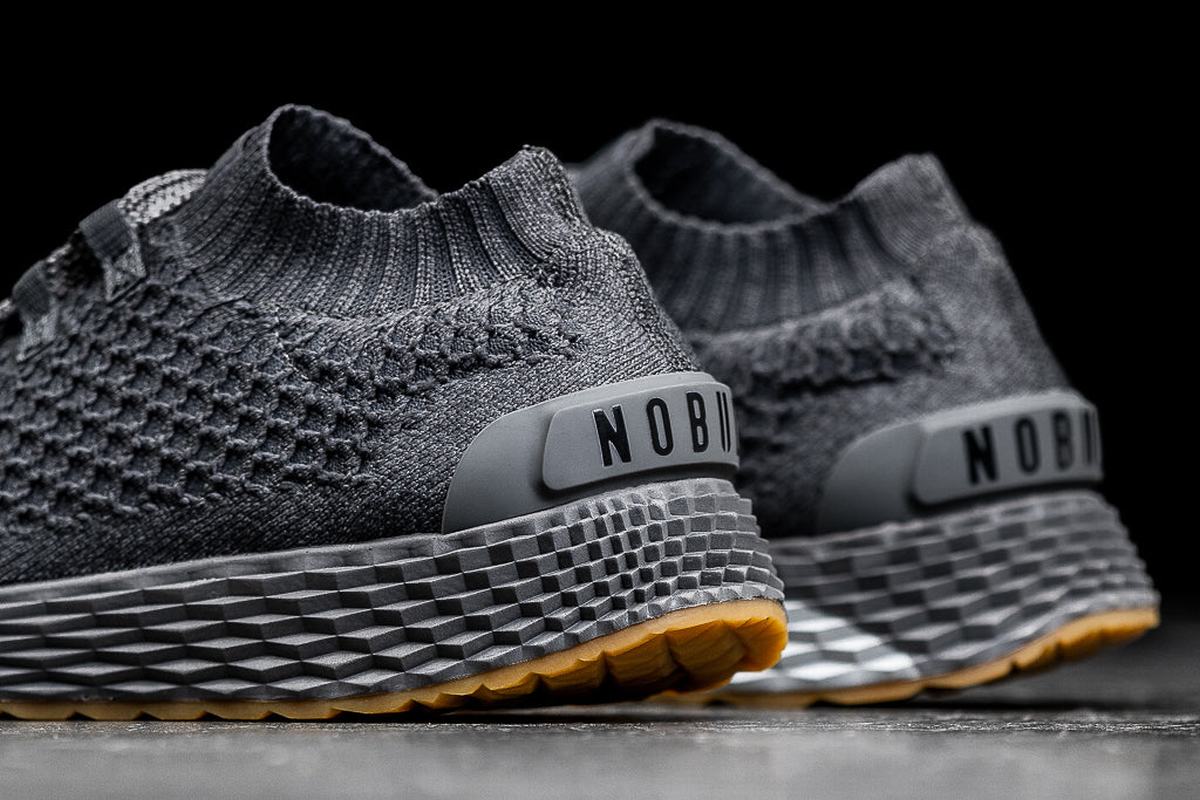 Nobull Knit Runner Löparskor Herr Mörkgrå | HJ0283491