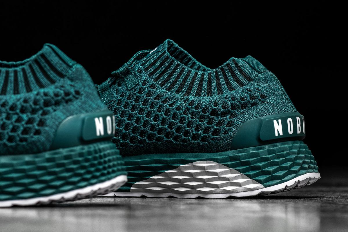 Nobull Knit Runner Löparskor Herr Mörkturkos | MA0938614