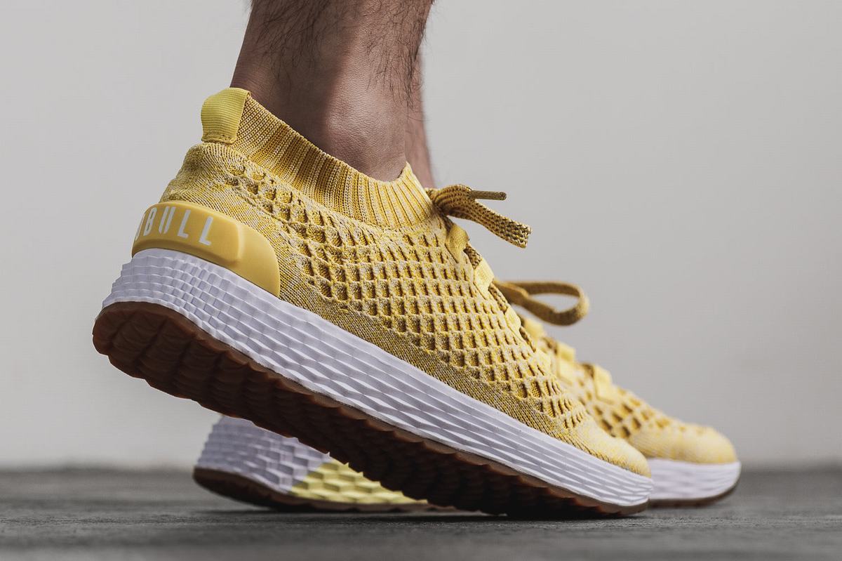 Nobull Knit Runner Löparskor Herr Orange | NM2045198