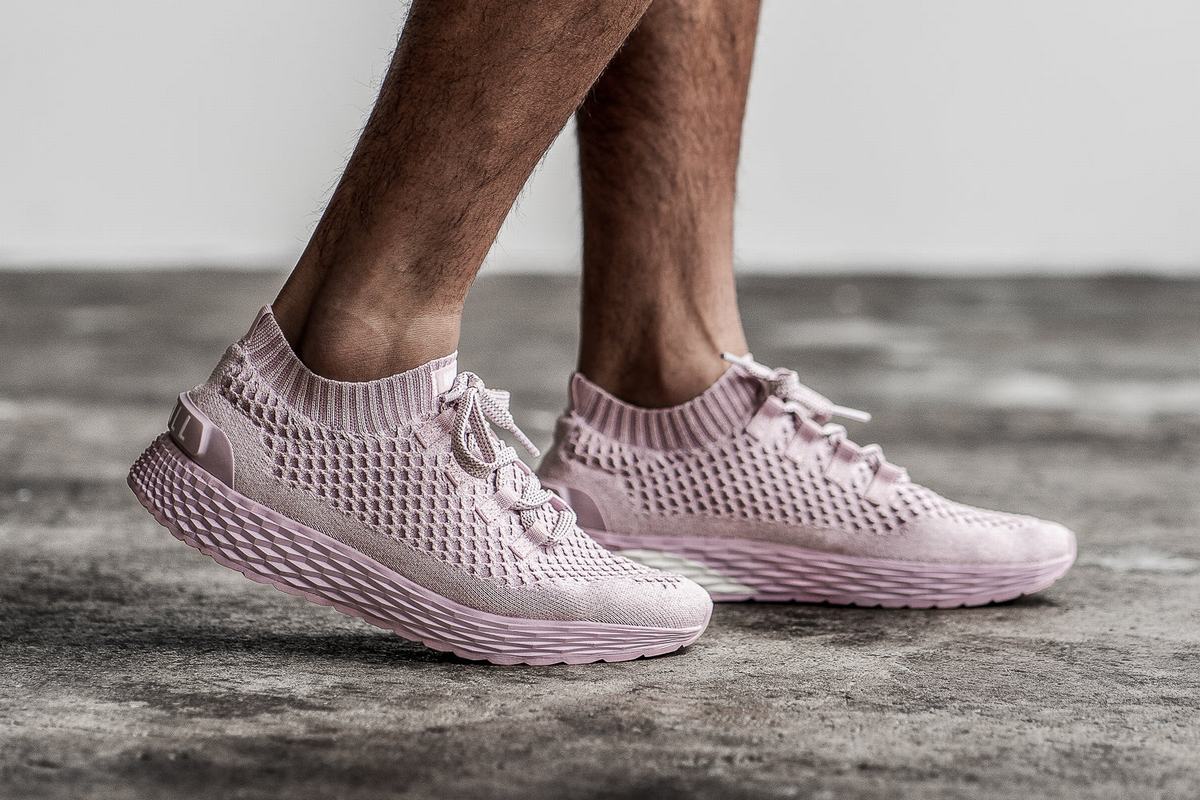 Nobull Knit Runner Löparskor Herr Rosa | BF7941836