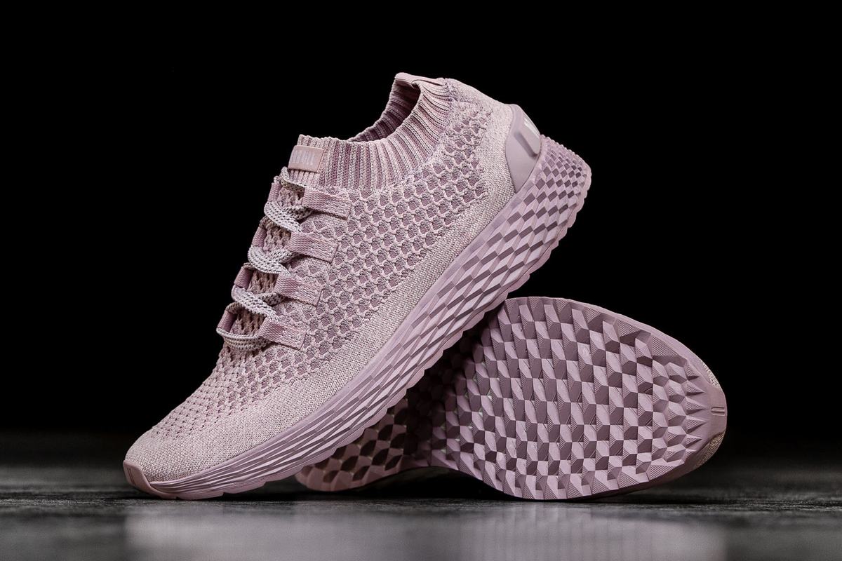 Nobull Knit Runner Löparskor Herr Rosa | BF7941836