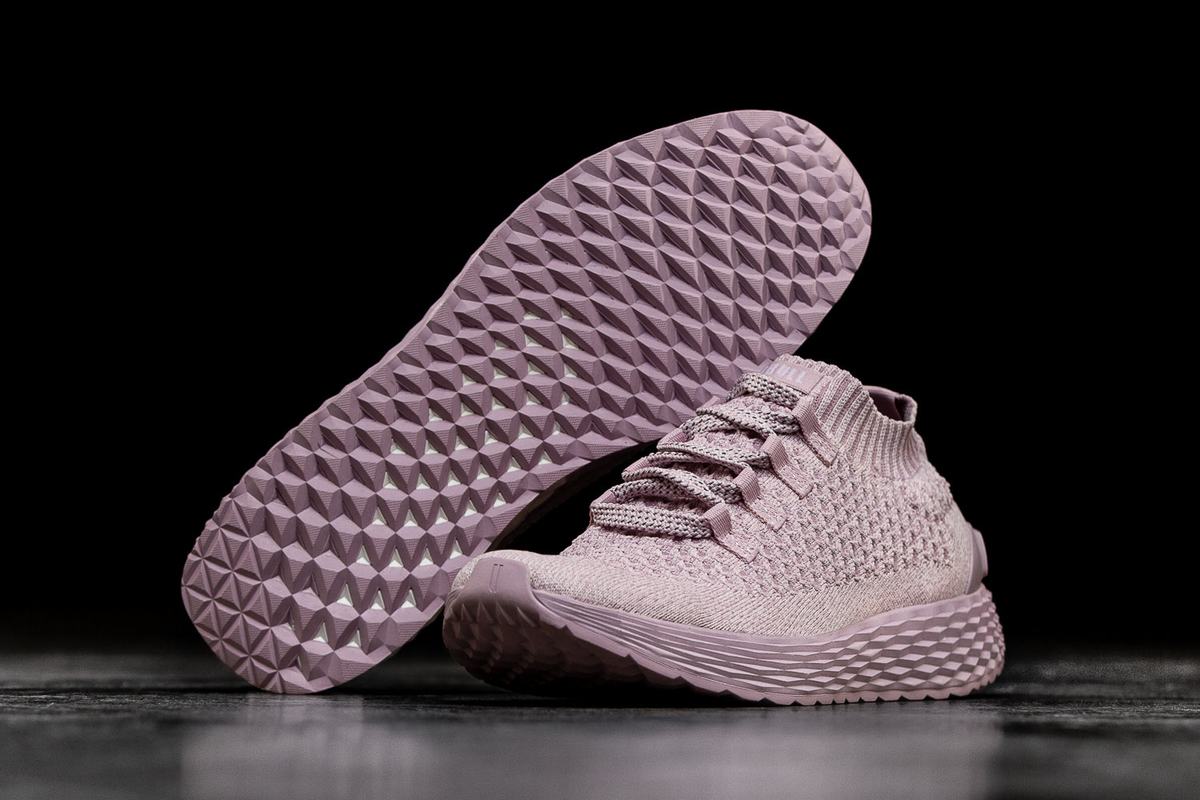 Nobull Knit Runner Löparskor Herr Rosa | BF7941836