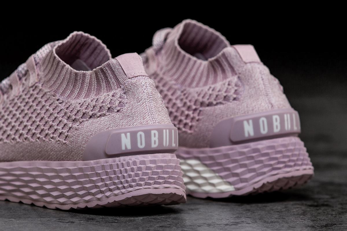 Nobull Knit Runner Löparskor Herr Rosa | BF7941836