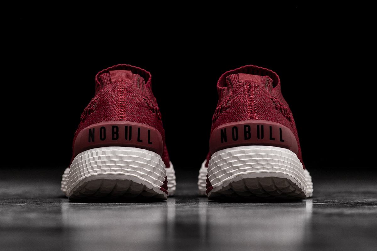 Nobull Knit Runner Löparskor Herr Röda | AM5687043