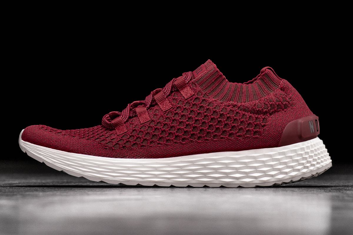 Nobull Knit Runner Löparskor Herr Röda | AM5687043