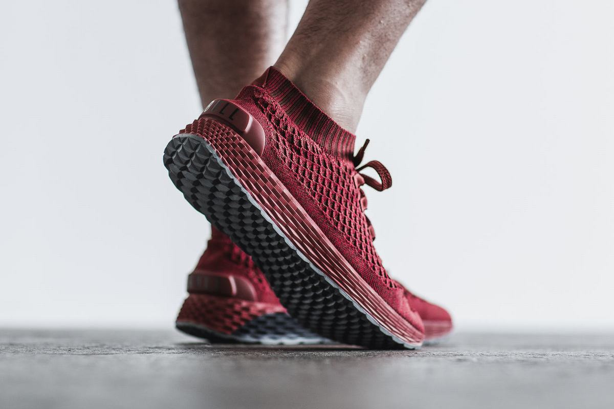 Nobull Knit Runner Löparskor Herr Röda | MZ7893165