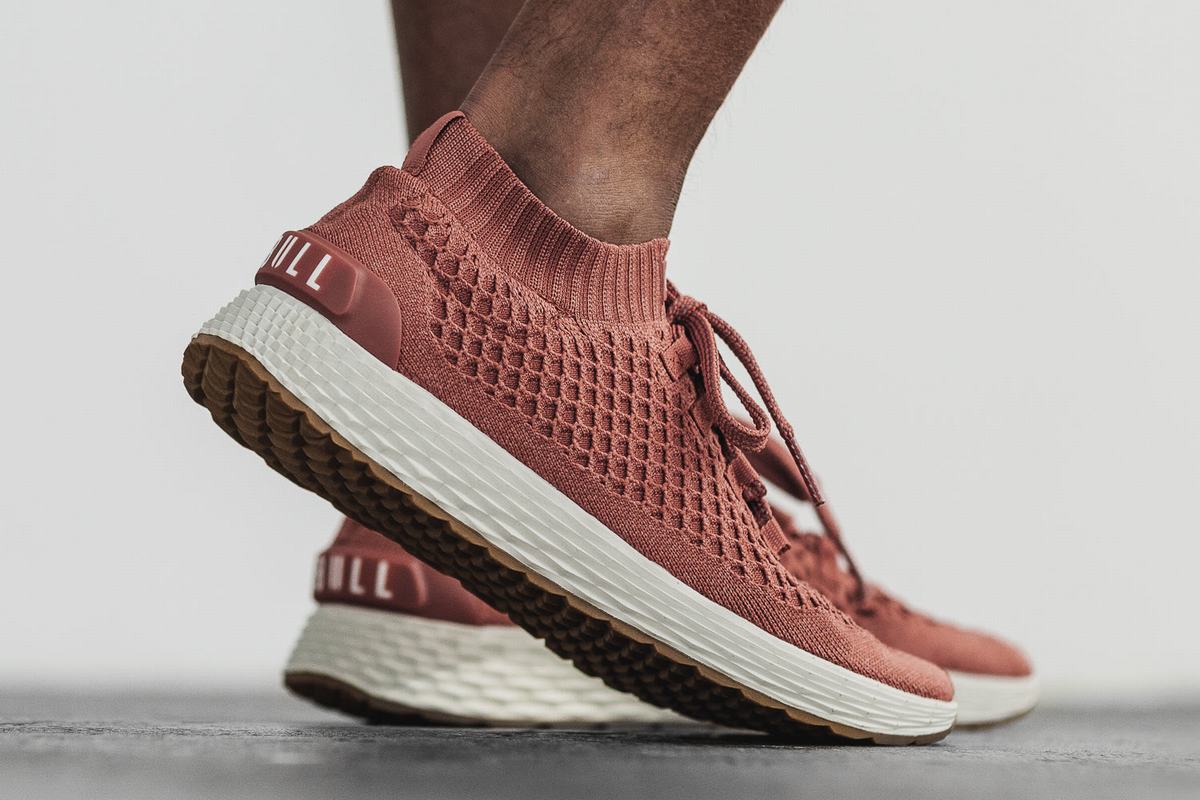 Nobull Knit Runner Löparskor Herr Röda | RY1670942