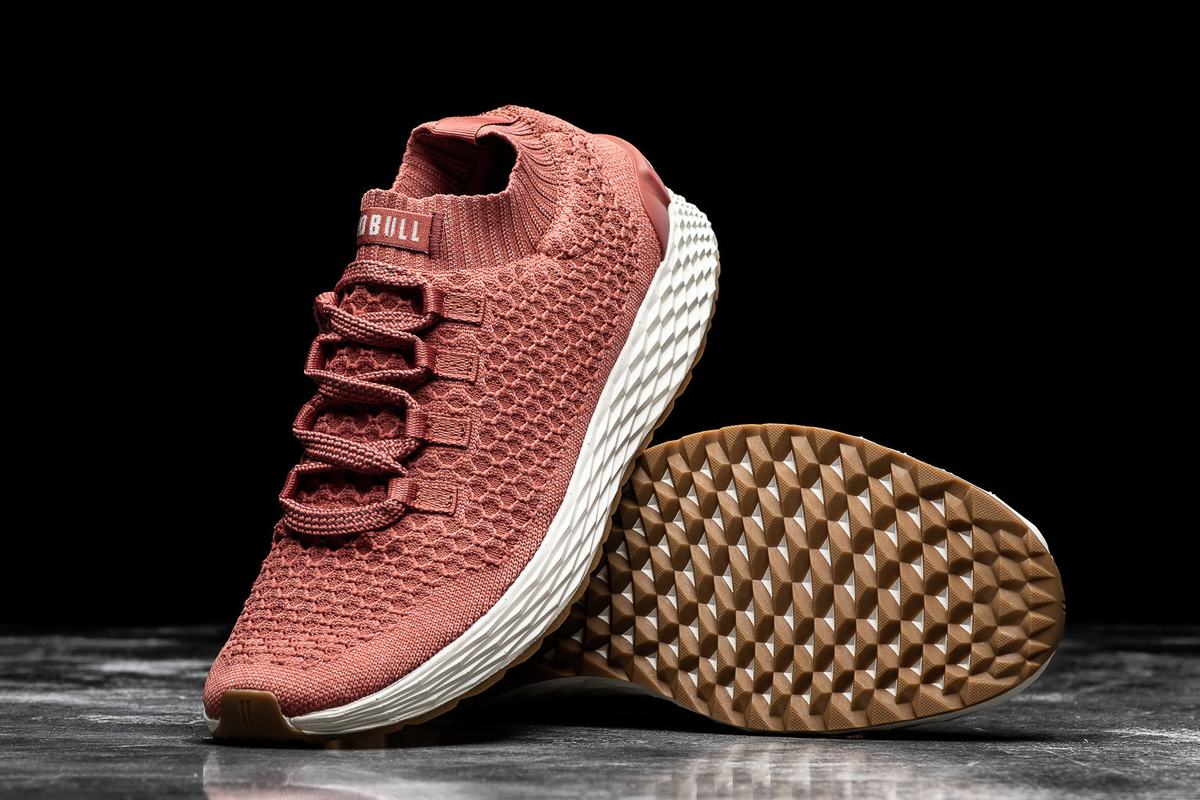 Nobull Knit Runner Löparskor Herr Röda | RY1670942