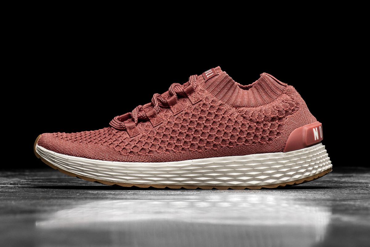 Nobull Knit Runner Löparskor Herr Röda | RY1670942