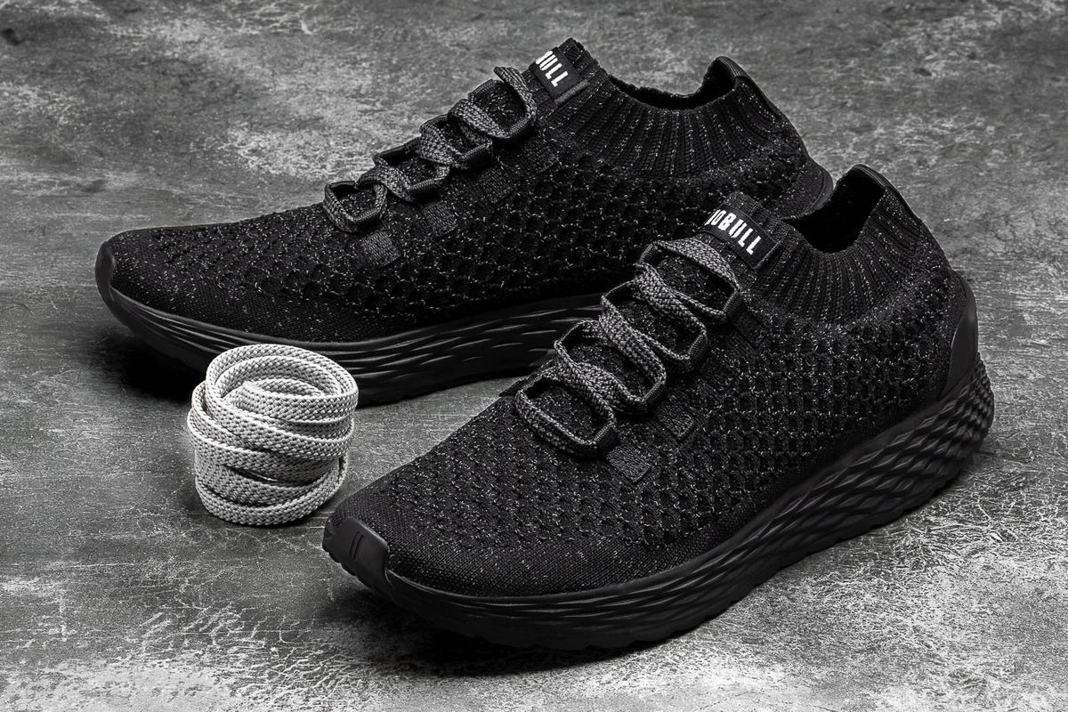 Nobull Knit Runner Löparskor Herr Svarta | QZ9628340