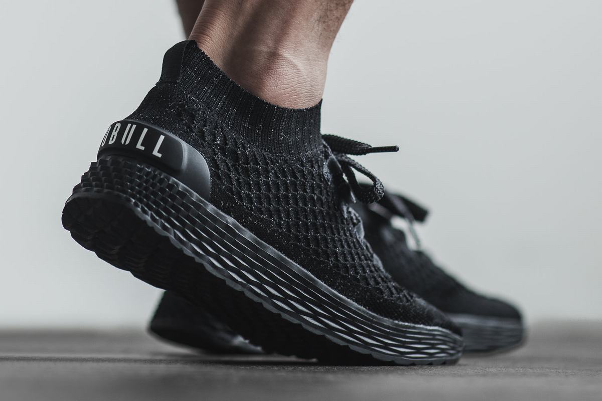 Nobull Knit Runner Löparskor Herr Svarta | QZ9628340