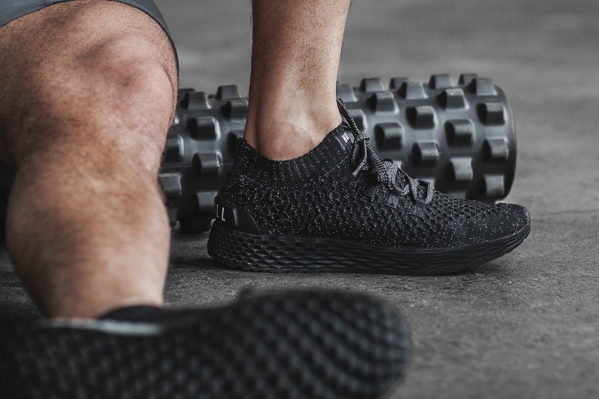 Nobull Knit Runner Löparskor Herr Svarta | QZ9628340