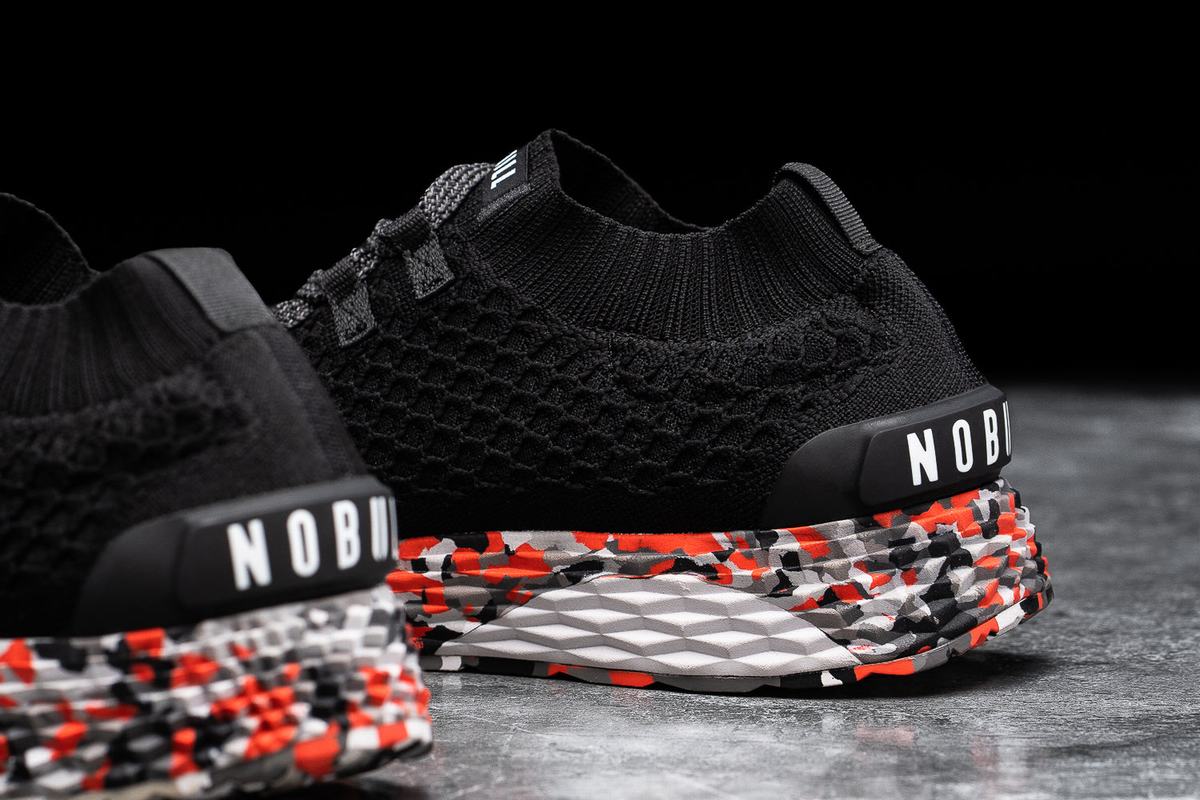 Nobull Knit Runner Löparskor Herr Svarta | VQ0685934