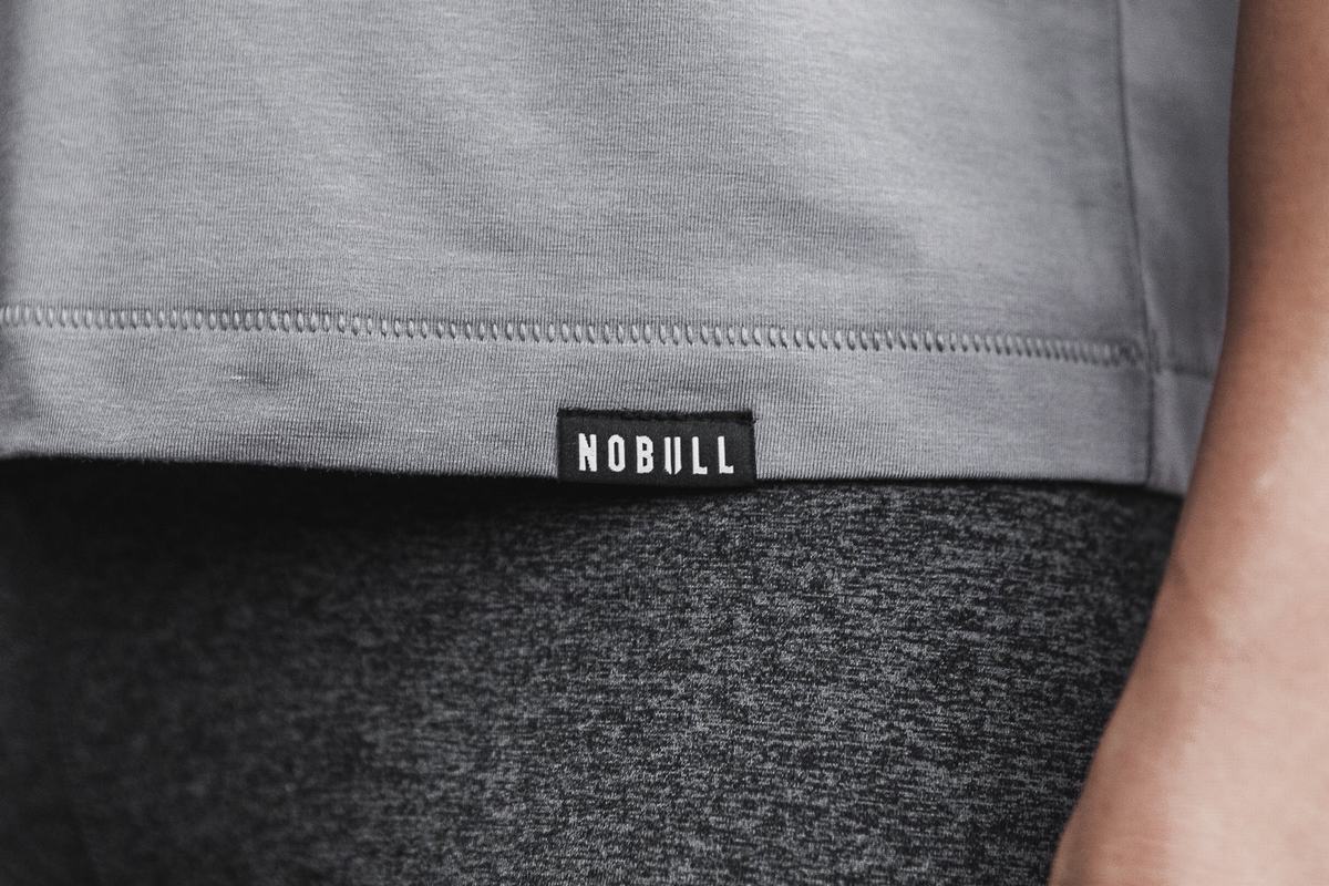 Nobull Lightweight Boxy T-Shirt Dam Mörkgrå | BE4107629