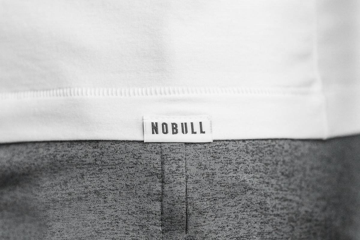 Nobull Lightweight Henley T-Shirt Herr Vita | AK4917835