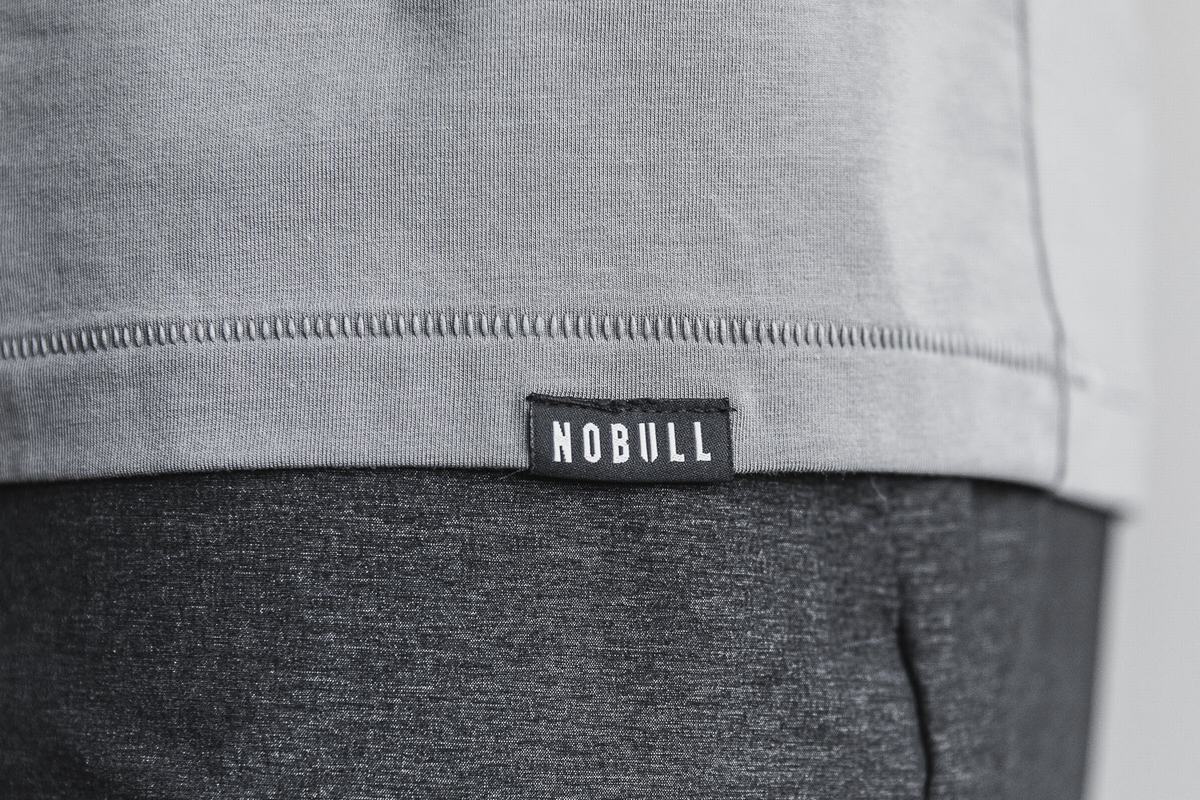 Nobull Lightweight Långärmad T-Shirt Herr Mörkgrå | TV6920137