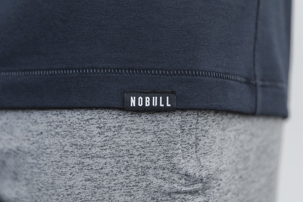 Nobull Lightweight Långärmad T-Shirt Herr Marinblå | VB6129043