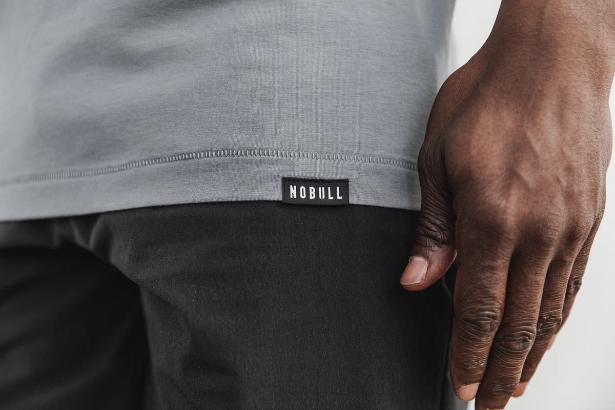 Nobull Lightweight T-Shirt Herr Mörkgrå | JF6905732