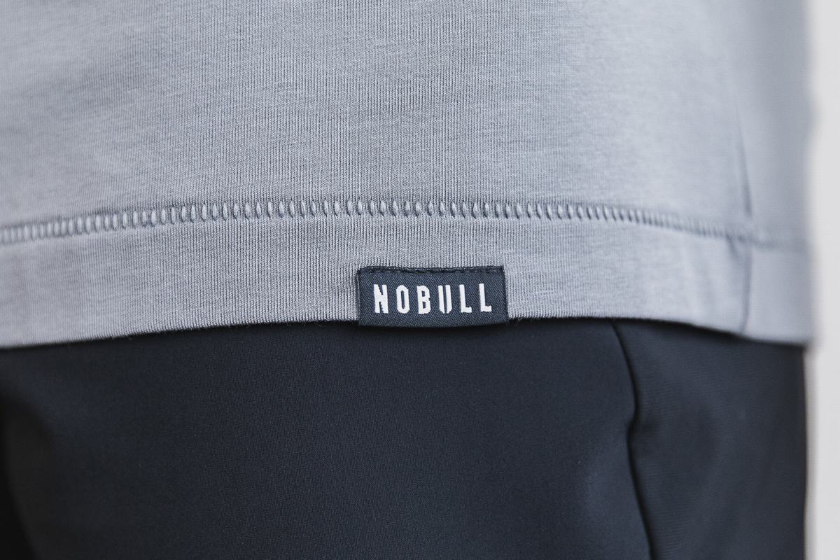 Nobull Lightweight V-Neck T-Shirt Herr Mörkgrå | QS4912683